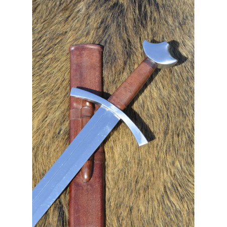 Épée médiévale avec fourreau, contondant pratique, SK-C