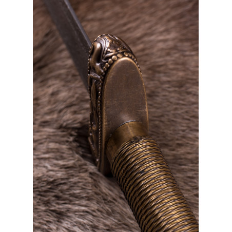 Épée viking en Dybäck avec fourreau, acier Damas