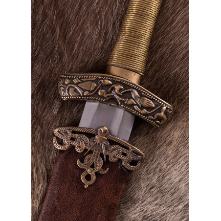 Épée viking en Dybäck avec fourreau, acier normal