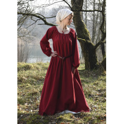 Robe médiévale Ana rouge 