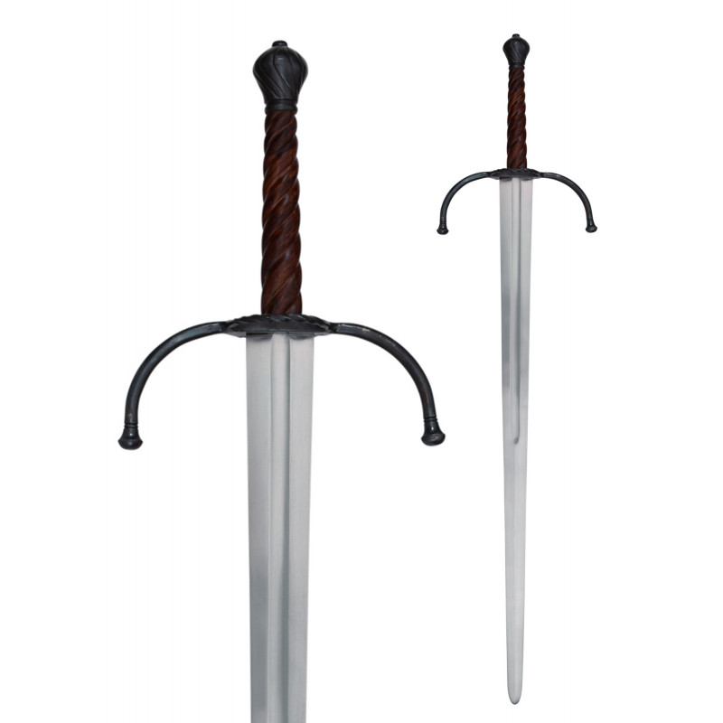 Épée à deux mains de la fin du Moyen Âge, pour combat de démonstration