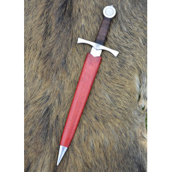 Dague médiévale avec fourreau, version régulière 