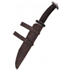 Couteau Seax viking avec poignée en corne 