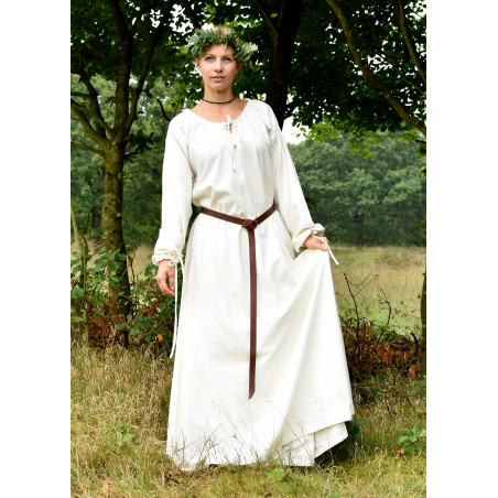 Robe médiévale Ana blanche