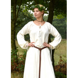 Robe médiévale Ana blanche 