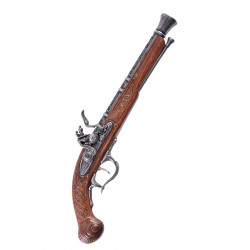 Pistolet tromblon français, XVIIIe siècle, réplique 