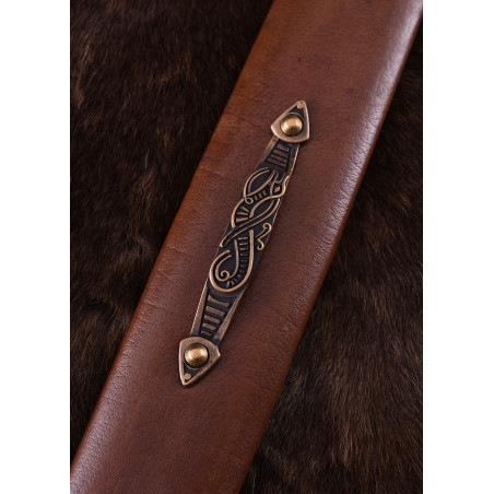 Épée viking (île d'Eigg) avec poignée en cuir