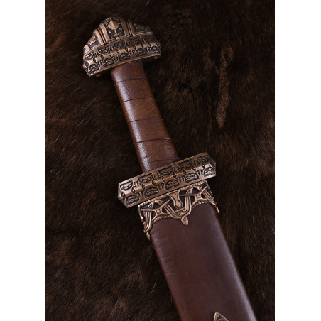 Épée viking (île d'Eigg), acier Damas
