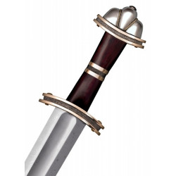 Épée viking de coupe en acier de Damas 