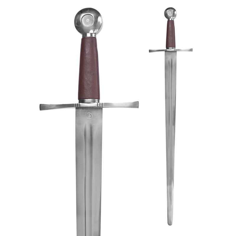 Épée médiévale à une main avec fourreau, adaptée au combat, SK-B