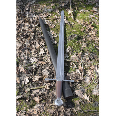 Épée médiévale à une main avec fourreau, adaptée au combat, SK-B