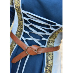 Robe médiévale Eleanor, bleu/bleu-gris 