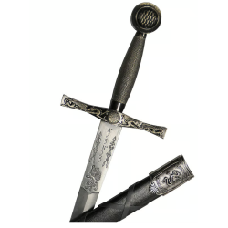Épée Excalibur fourreau noir 