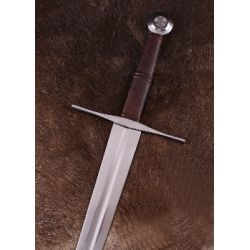 Épée Bâtarde médiévale prête au combat 