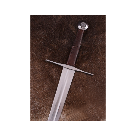 Épée Bâtarde médiévale prête au combat
