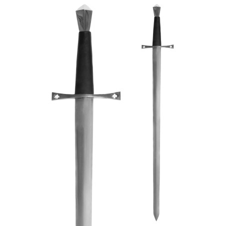 Epée médiévale à une main avec croix, acier