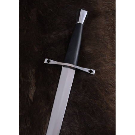 Epée médiévale à une main avec croix, acier