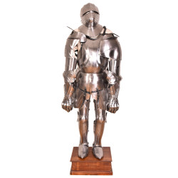 Armure de chevalier médiéval complète avec support