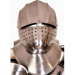 Armure de chevalier médiéval complète avec support 
