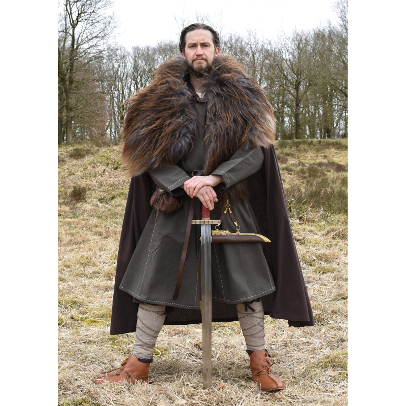 Costume Médiéval Homme Tunique Chevalier - Manches Longues, Ceinture, Pour Cosplay, Renaissance, Halloween - 4