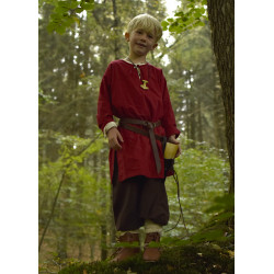 Tunique / corps médiéval à manches longues pour les enfant 