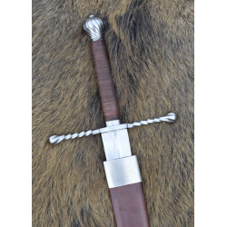 Épée bâtarde avec fourreau 
