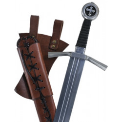 Épée templier noire 